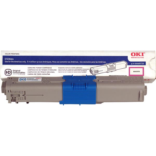 Okidata 44469721 Cyan OEM Toner Cartridge