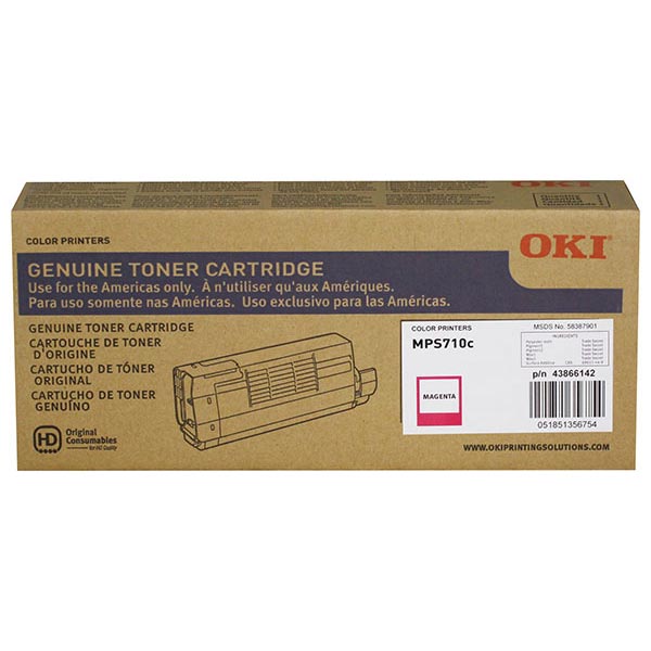 Okidata 43866142 Magenta OEM Toner