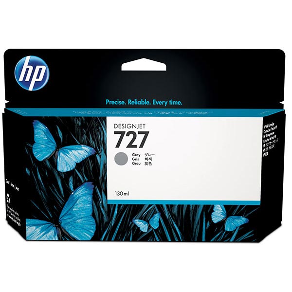 HP B3P24A (HP 727) Gray OEM Ink Cartridge