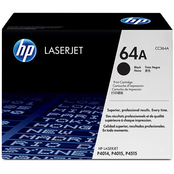 HP CC364A (HP 64A) Black OEM Toner Cartridge