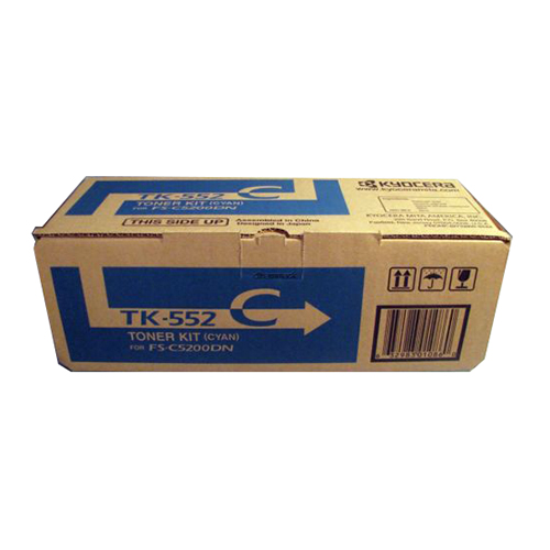 Kyocera Mita 1T02HMCUS0 (TK-552C) Cyan OEM Toner Cartridge