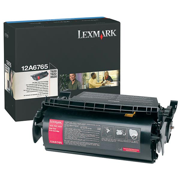 Lexmark 12A6765 Black OEM Toner Cartridge