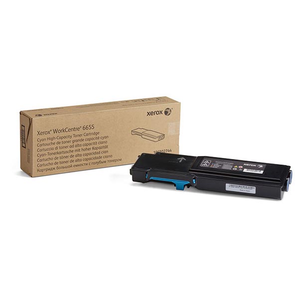 Xerox 106R02744 Cyan OEM Toner Cartridge