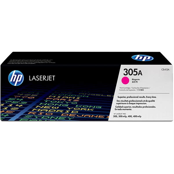 HP CE413A (HP 305A) Magenta OEM Toner Cartridge