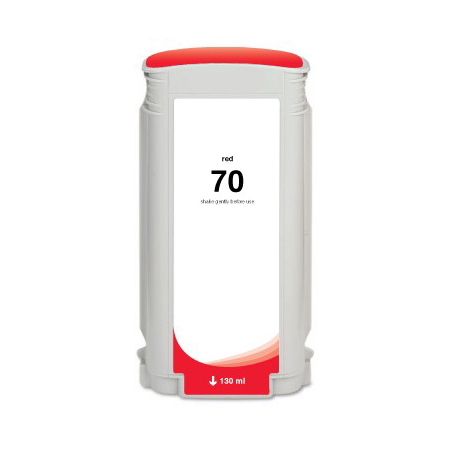 Premium Quality Red Pigment Inkjet Cartridge compatible with HP C9456A (HP 70)