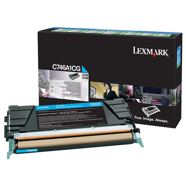 Lexmark C746A1CG Cyan OEM Toner