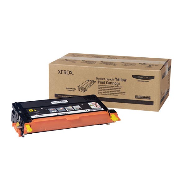 Xerox 113R00721 (113R721) Yellow OEM Laser Toner Cartridge