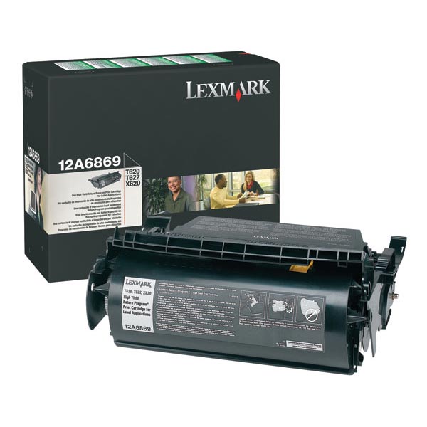 Lexmark 12A6869 Black OEM Toner Cartridge