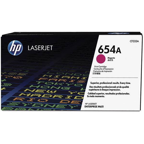 HP CF333A (HP 654A) Magenta OEM Toner Cartridge