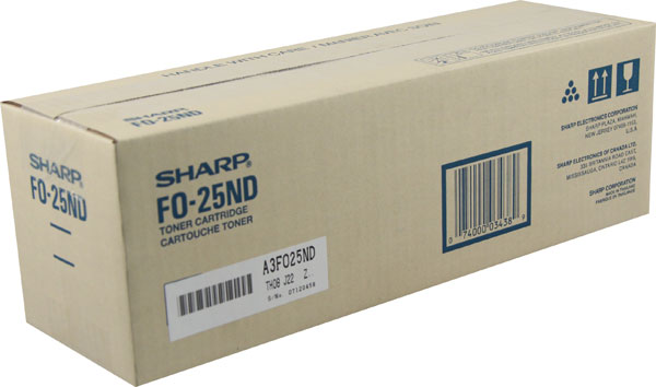 Sharp FO-25ND Black OEM Toner Cartridge