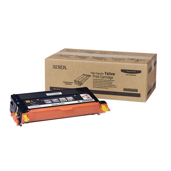 Xerox 113R00725 (113R725) Yellow OEM Toner Cartridge