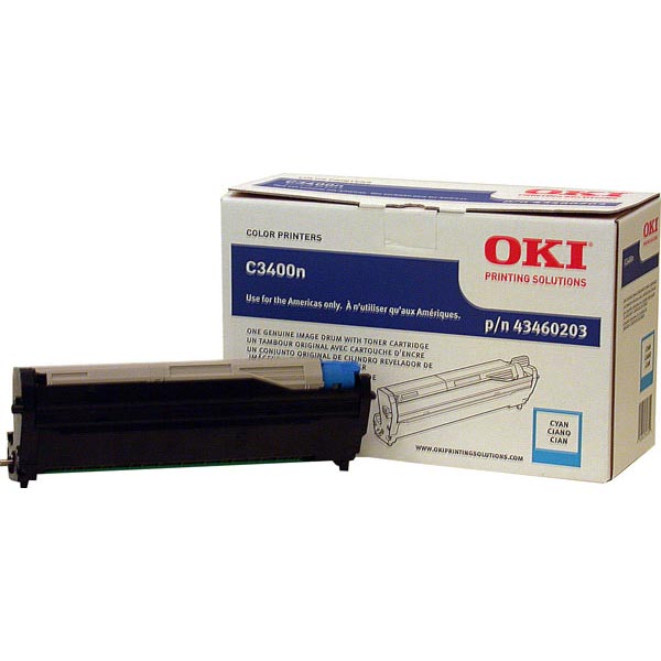 Okidata 43460203 Cyan OEM Laser Toner Image Drum