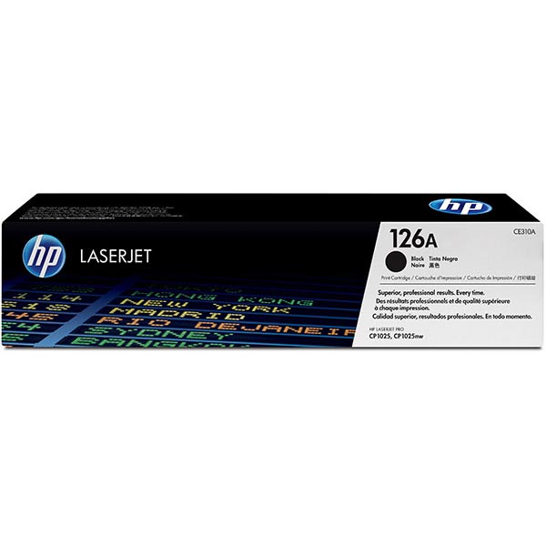 HP CE310A (HP 126A) Black OEM Toner Cartridge