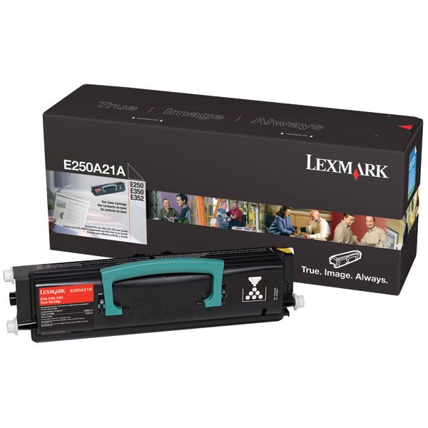 Lexmark E250A21A Black OEM Toner Cartridge