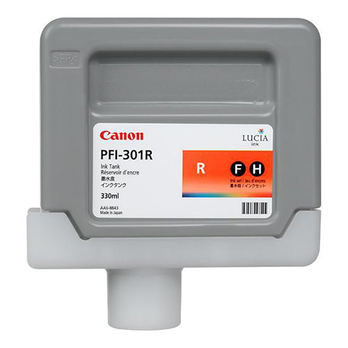 Canon 1492B001 (PFI-301Red) Red OEM Inkjet Cartridge