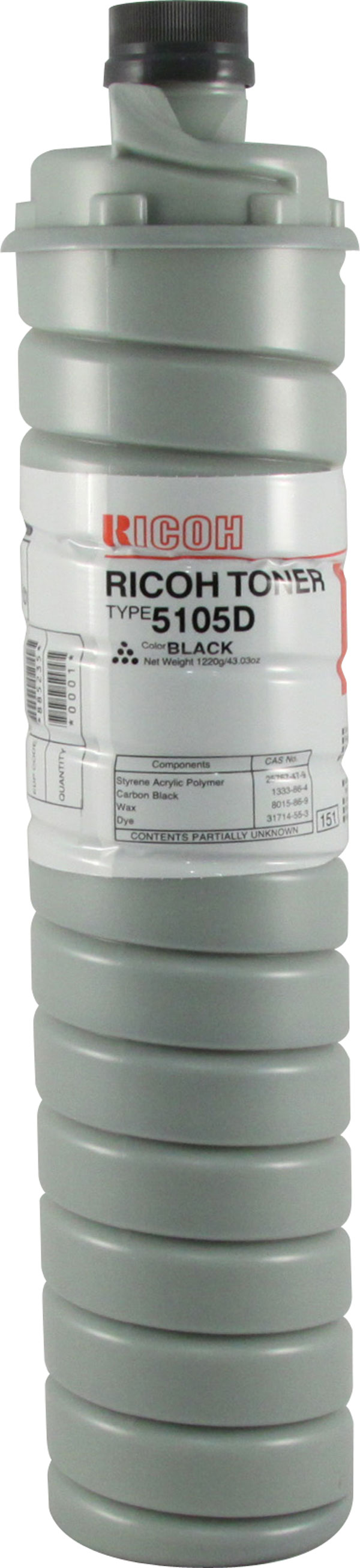 Ricoh 887994 (Type 5105D) Black OEM Copier Toner