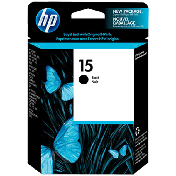 HP C6615DN (HP 15) Black OEM Inkjet Cartridge