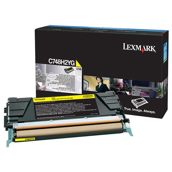 Lexmark C748H2YG Yellow OEM High Yield Toner