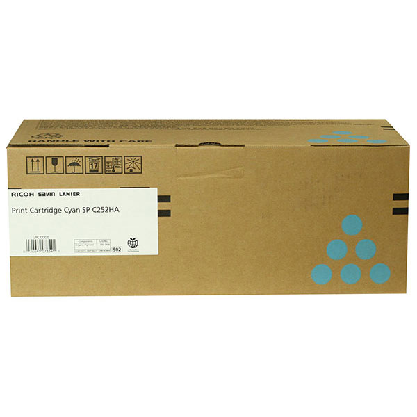 Ricoh 407654 (Type C250HA) Cyan OEM Toner Cartridge