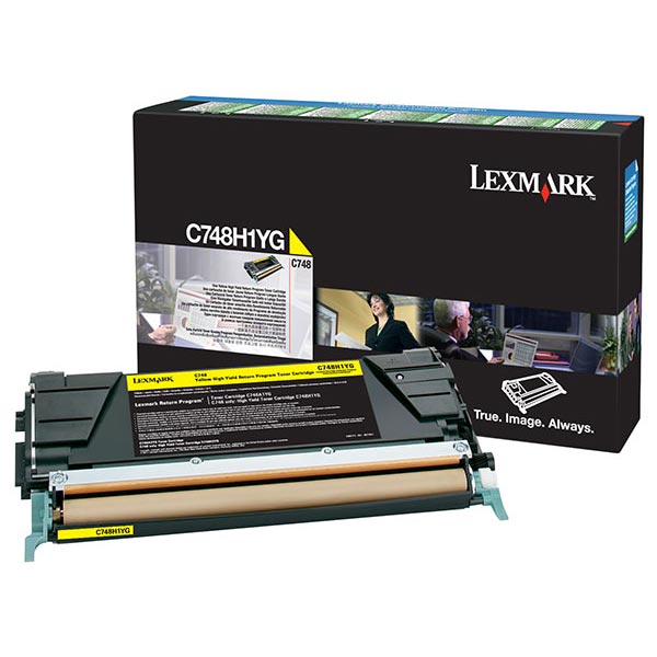 Lexmark C748H1YG Yellow OEM Toner