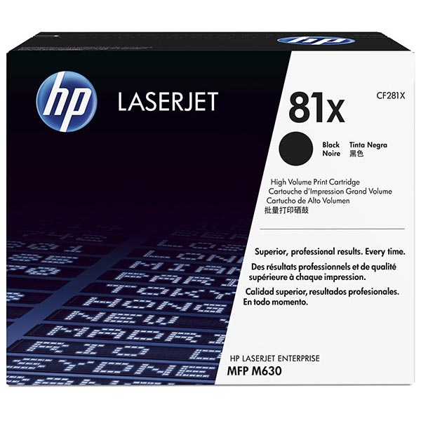 HP CF281X (HP 81X) Black OEM Toner Cartridge