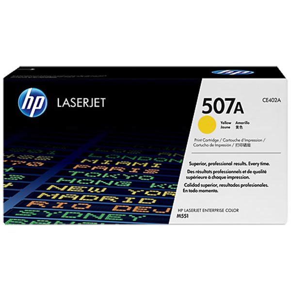 HP CE402A (HP 507A) Yellow OEM Toner Cartridge