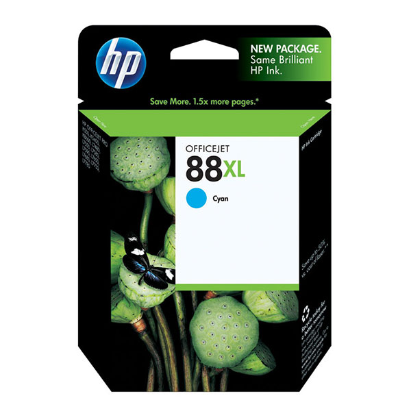 HP C9391AN (HP 88XL) Cyan OEM Inkjet Cartridge