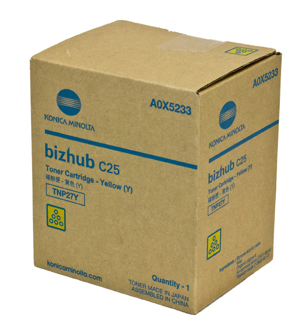 Konica Minolta A0X5233 Yellow OEM Toner Cartridge