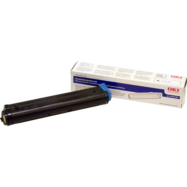 Okidata 43502301 Black OEM Toner Cartridge