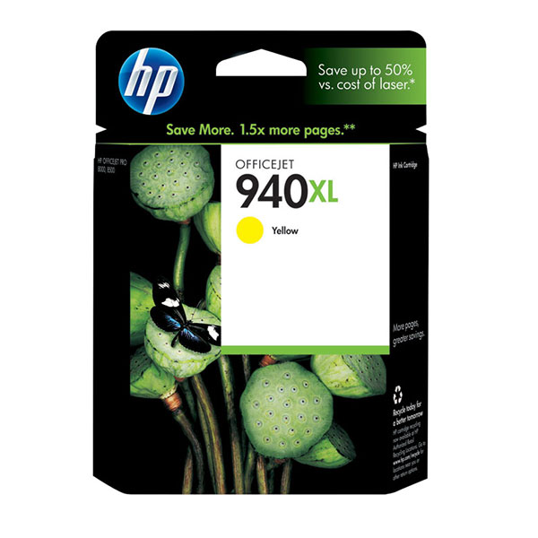 HP C4909AN (HP 940XL) Yellow OEM Inkjet Cartridge