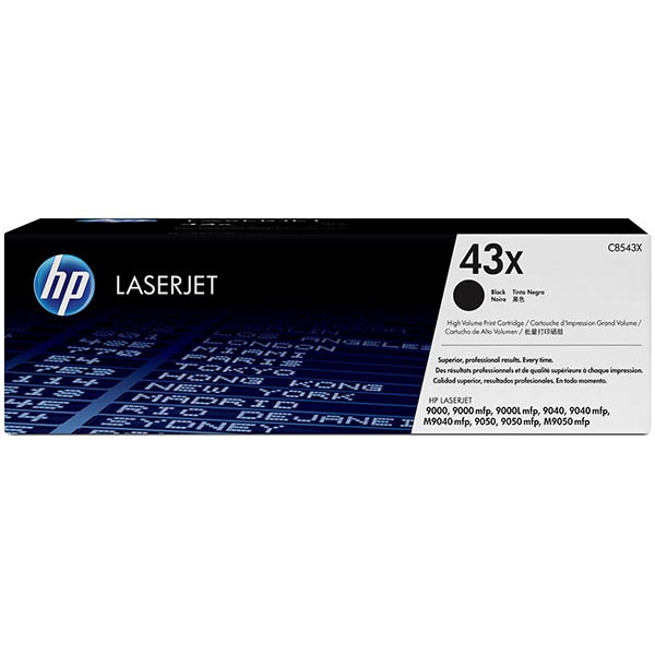 HP C8543X (HP 43X) Black OEM Toner Cartridge