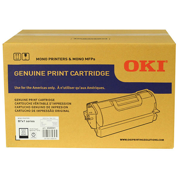 Okidata 45488901 Black OEM High Yield Toner