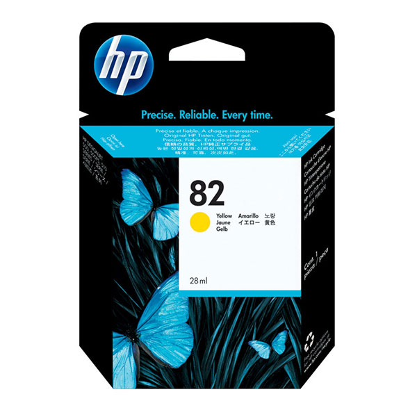 HP CH568A (HP 82) Yellow OEM Inkjet Cartridge