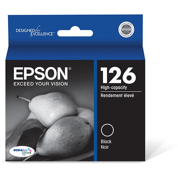 Epson T126120 (Epson 126) Black OEM Inkjet Cartridge