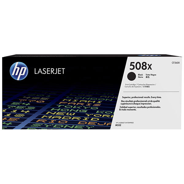 HP CF360X (HP 508X) Black OEM Toner Cartridge