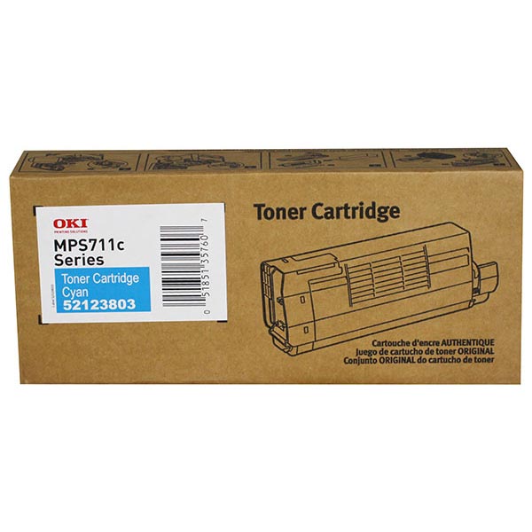 Okidata 52123803 Cyan OEM Toner