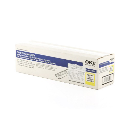 Okidata 44250709 Yellow OEM Toner Cartridge