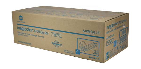 Konica Minolta A0WG0JF Cyan OEM Toner Cartridge