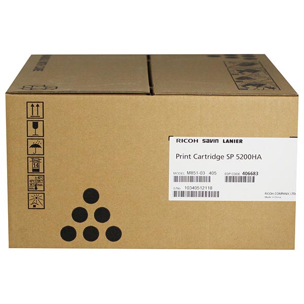 Ricoh 406683 Black OEM Toner Cartridge