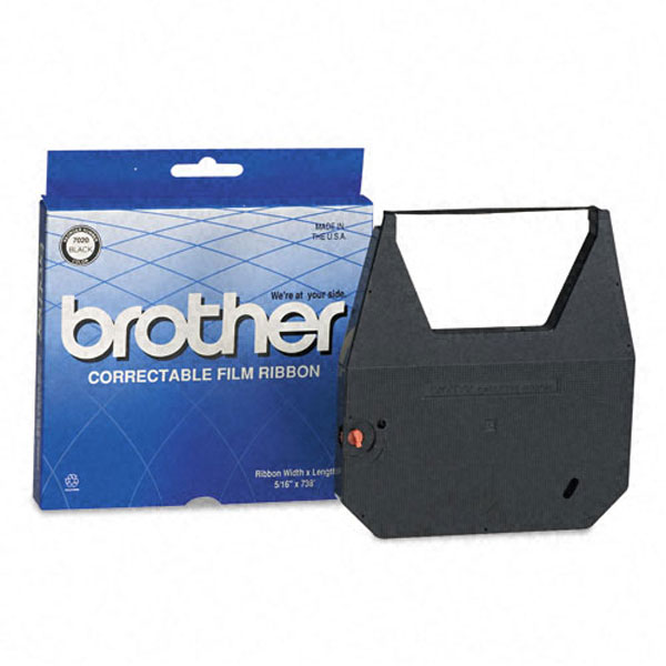 Brother 7020 Black OEM Correctable Typewriter Ribbon (2 pk)