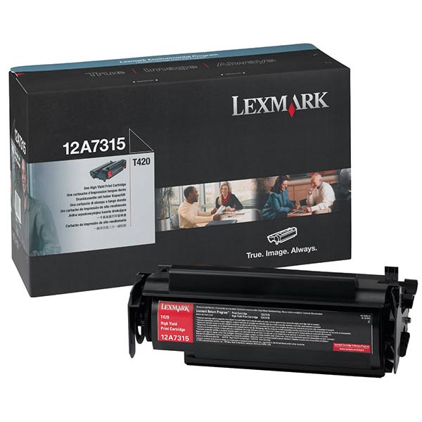 Lexmark 12A7315 Black OEM Toner Cartridge